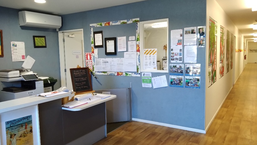 Foyer at Little Wonders daycare in Timaru