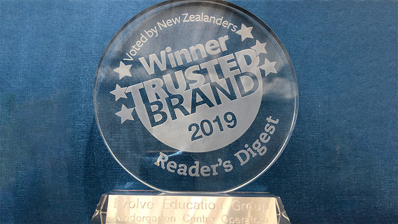 Evolve most trusted brand winner for childcare